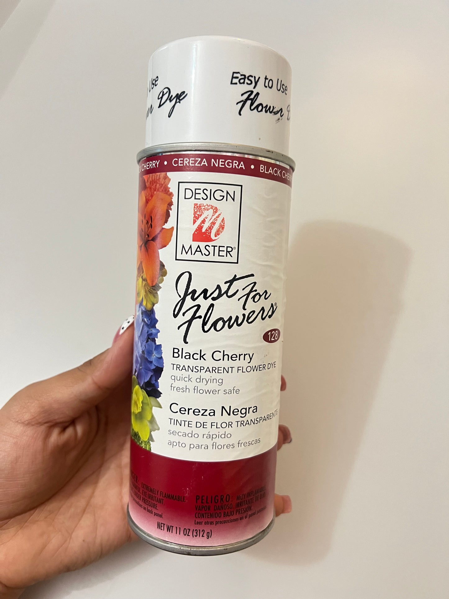 Black cherry floral spray