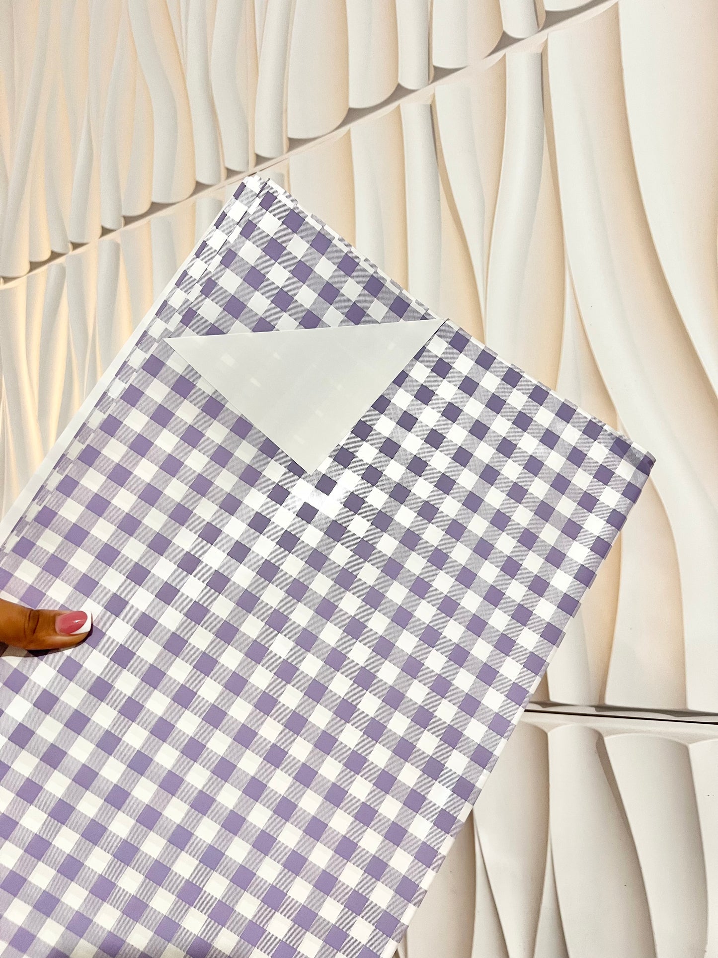 Lavender Checkered