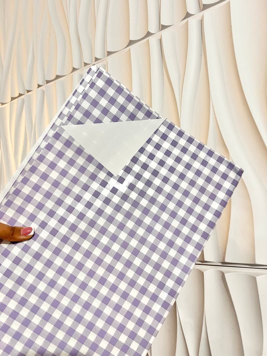 Lavender Checkered
