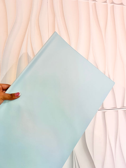 Baby blue solid paper