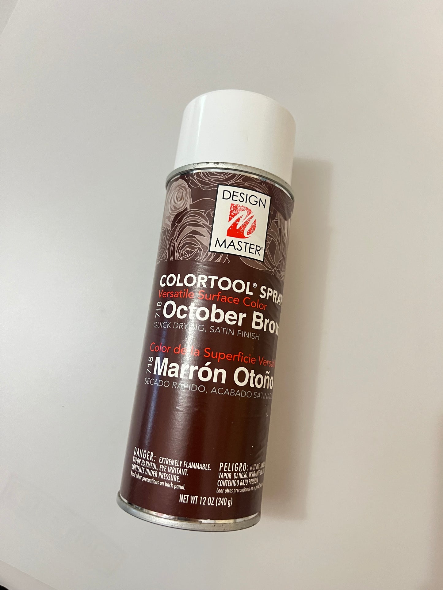 October brown floral spray