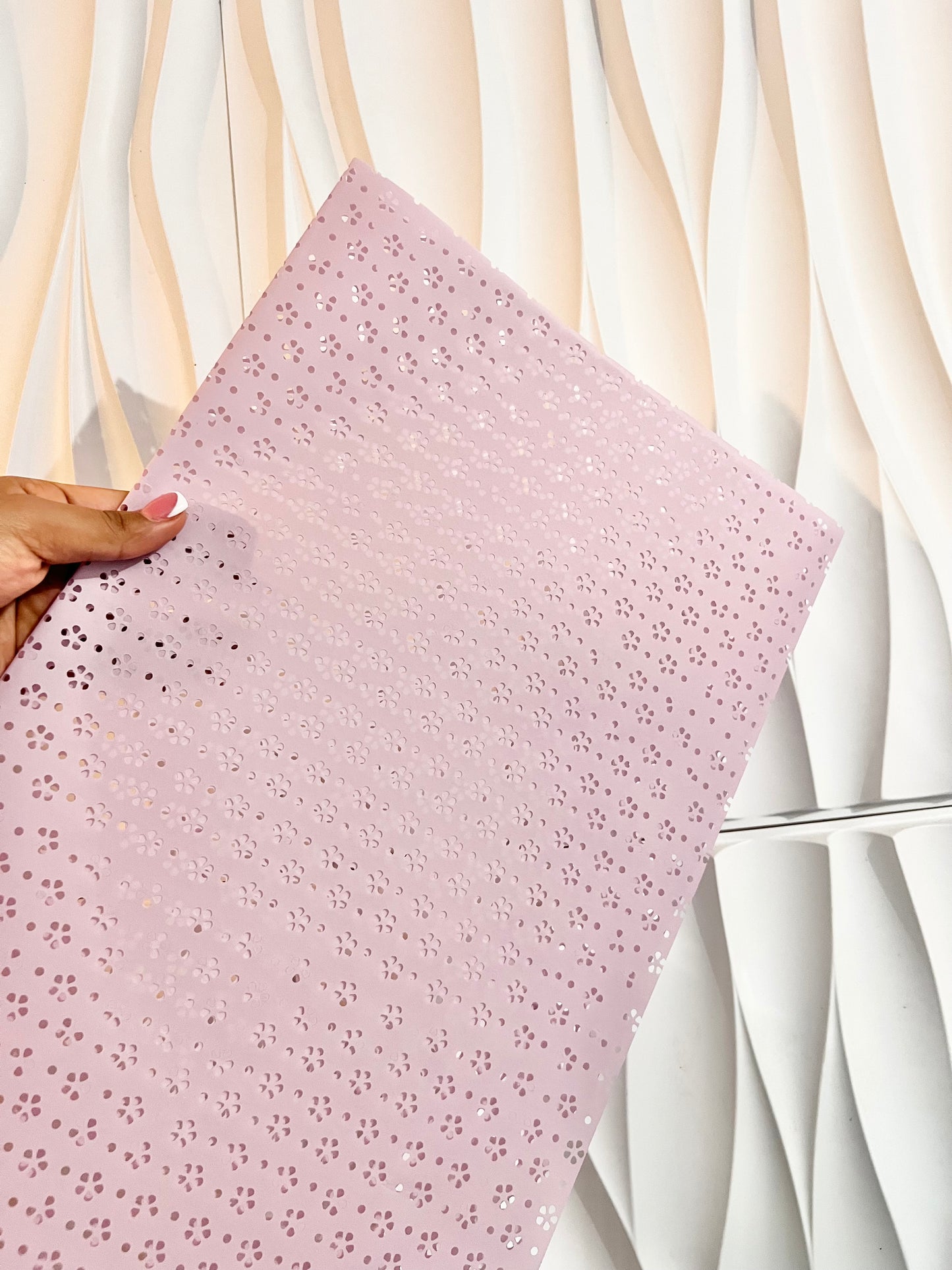 lavender papel picado