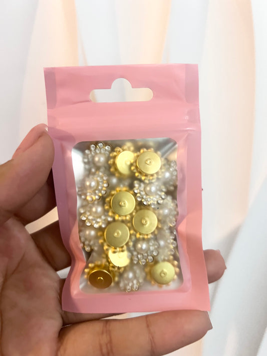 Pearl/diamond Charms