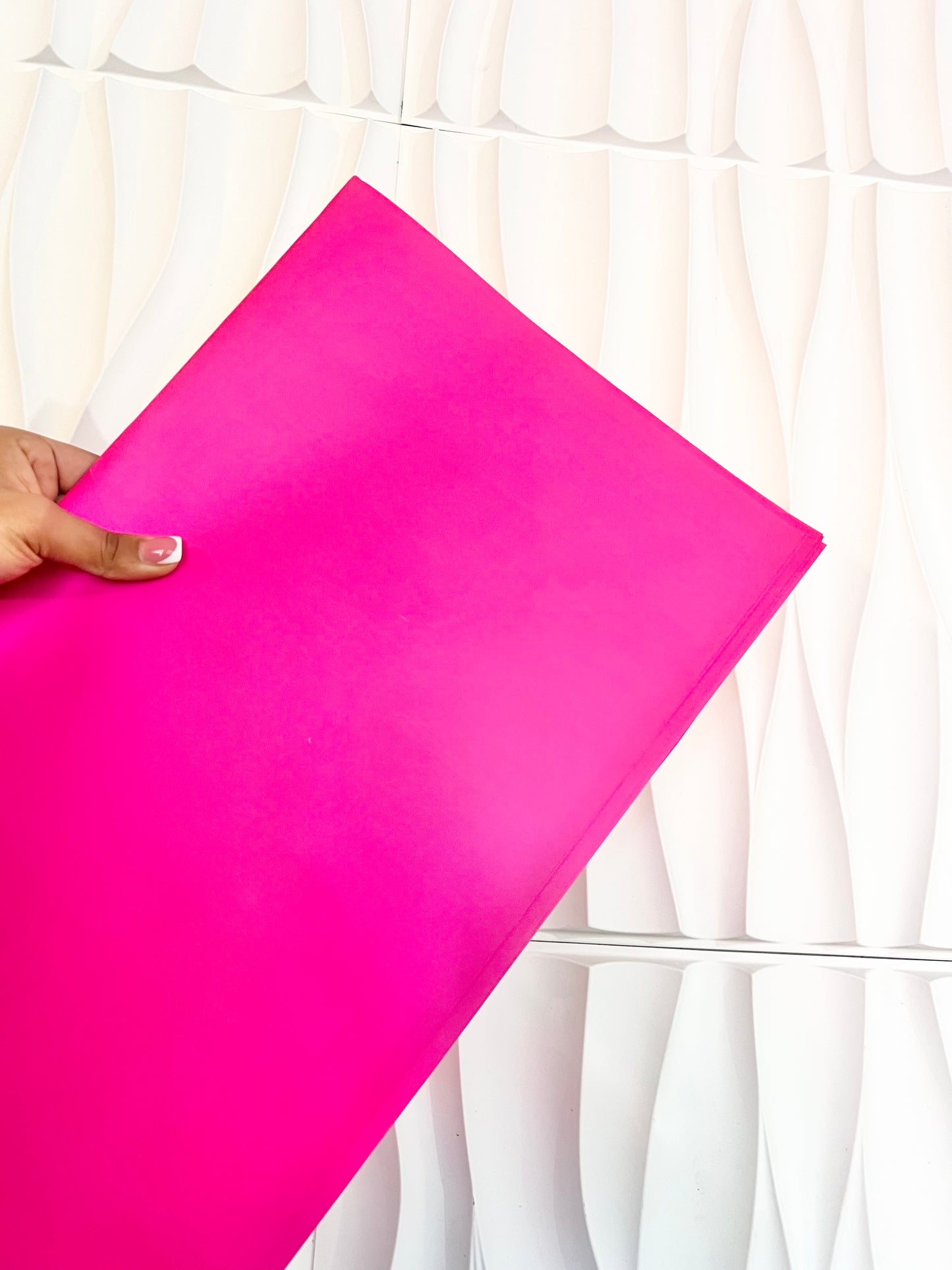 Hot pink solid paper
