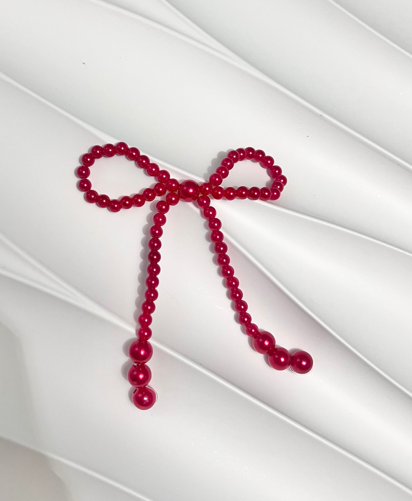 Red Pearl Bows