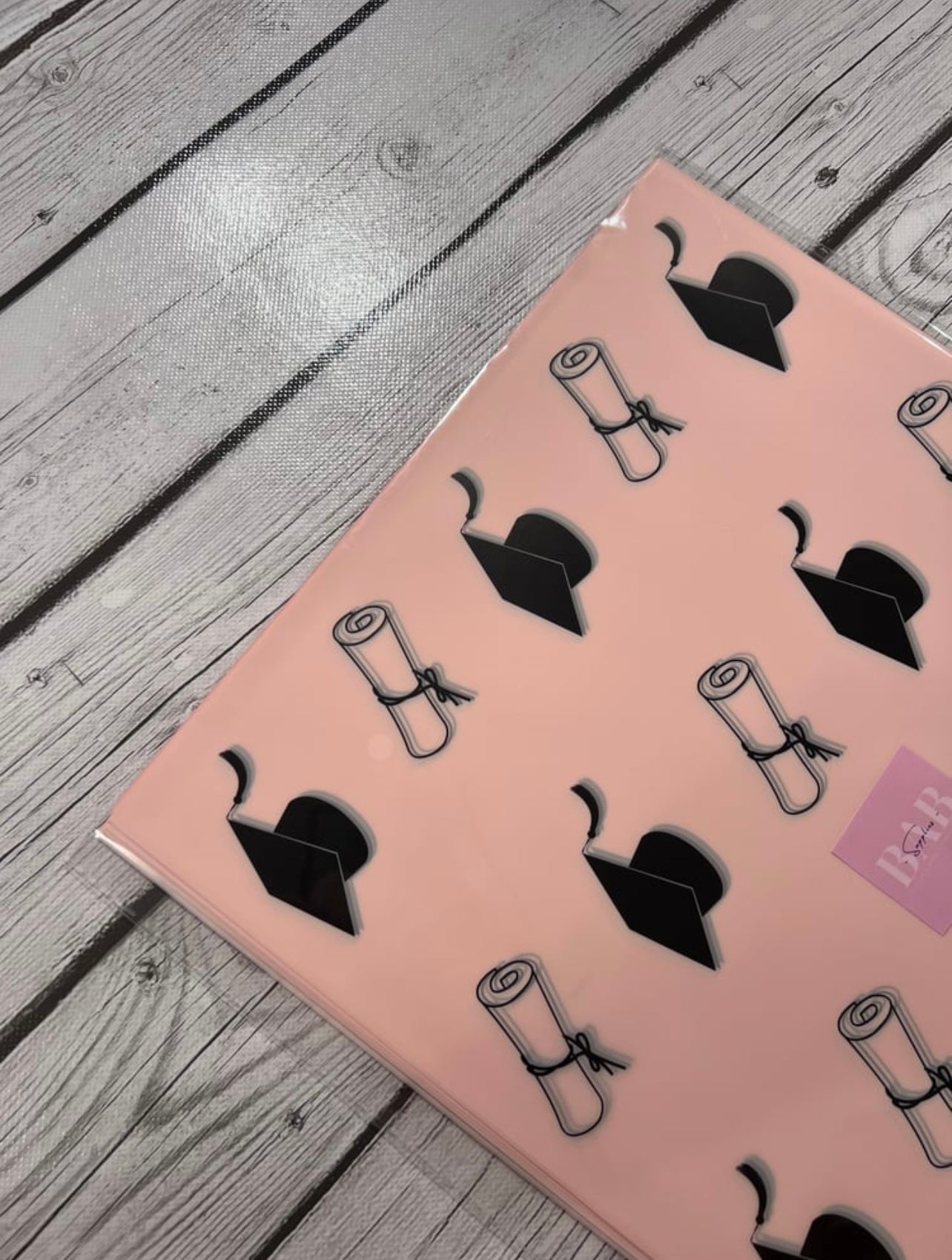 Pink Graduation Paper