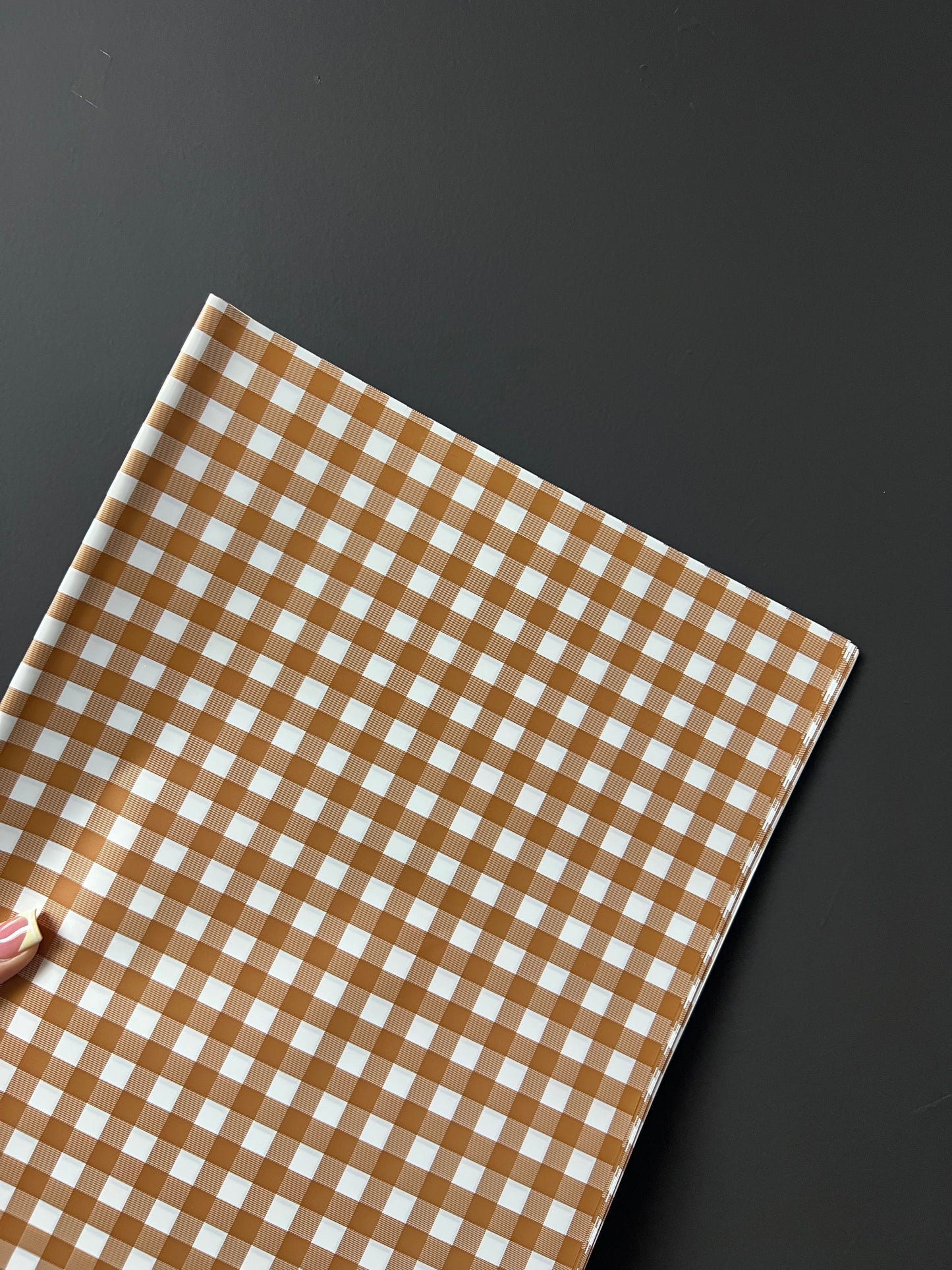 Brown Checkered