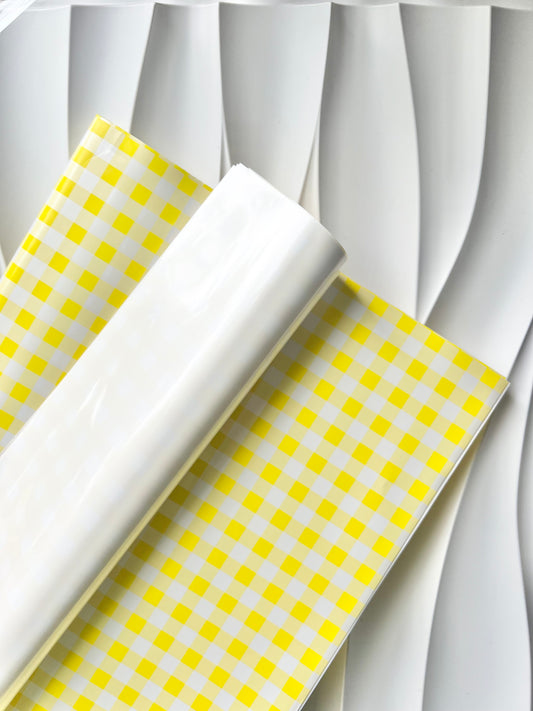 Yellow Checkered