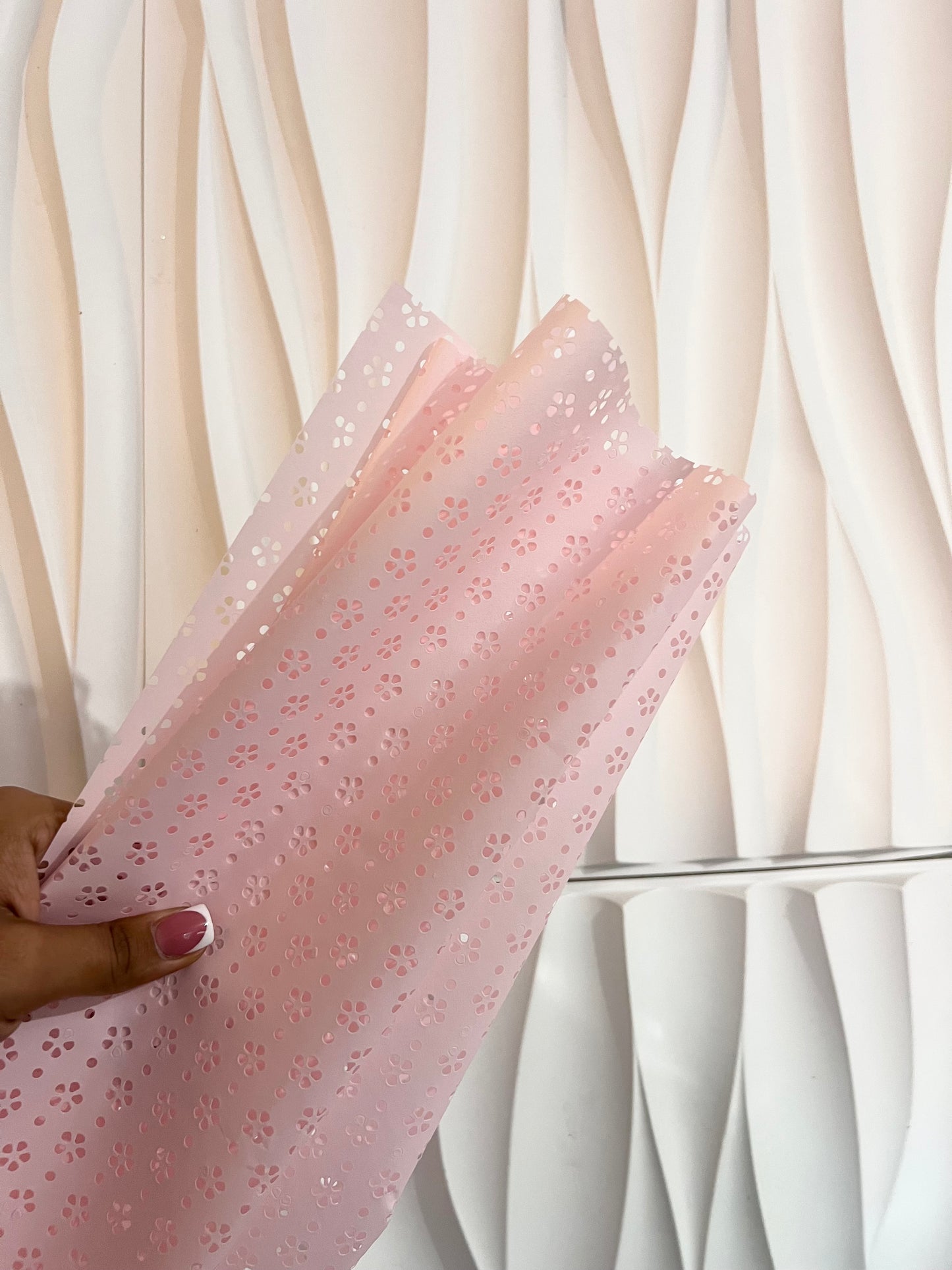 Pink papel picado