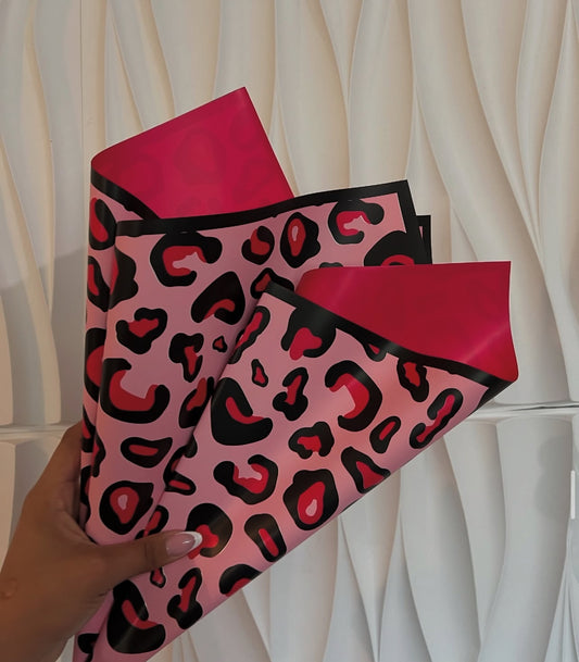 Hot Pink Leopard Paper
