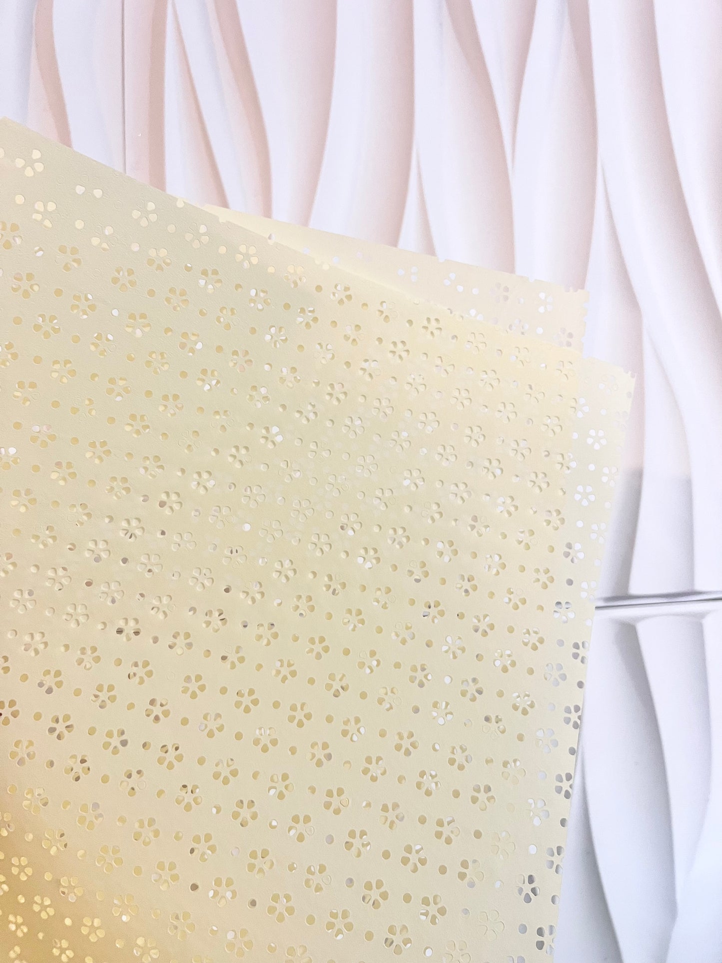 Yellow papel picado