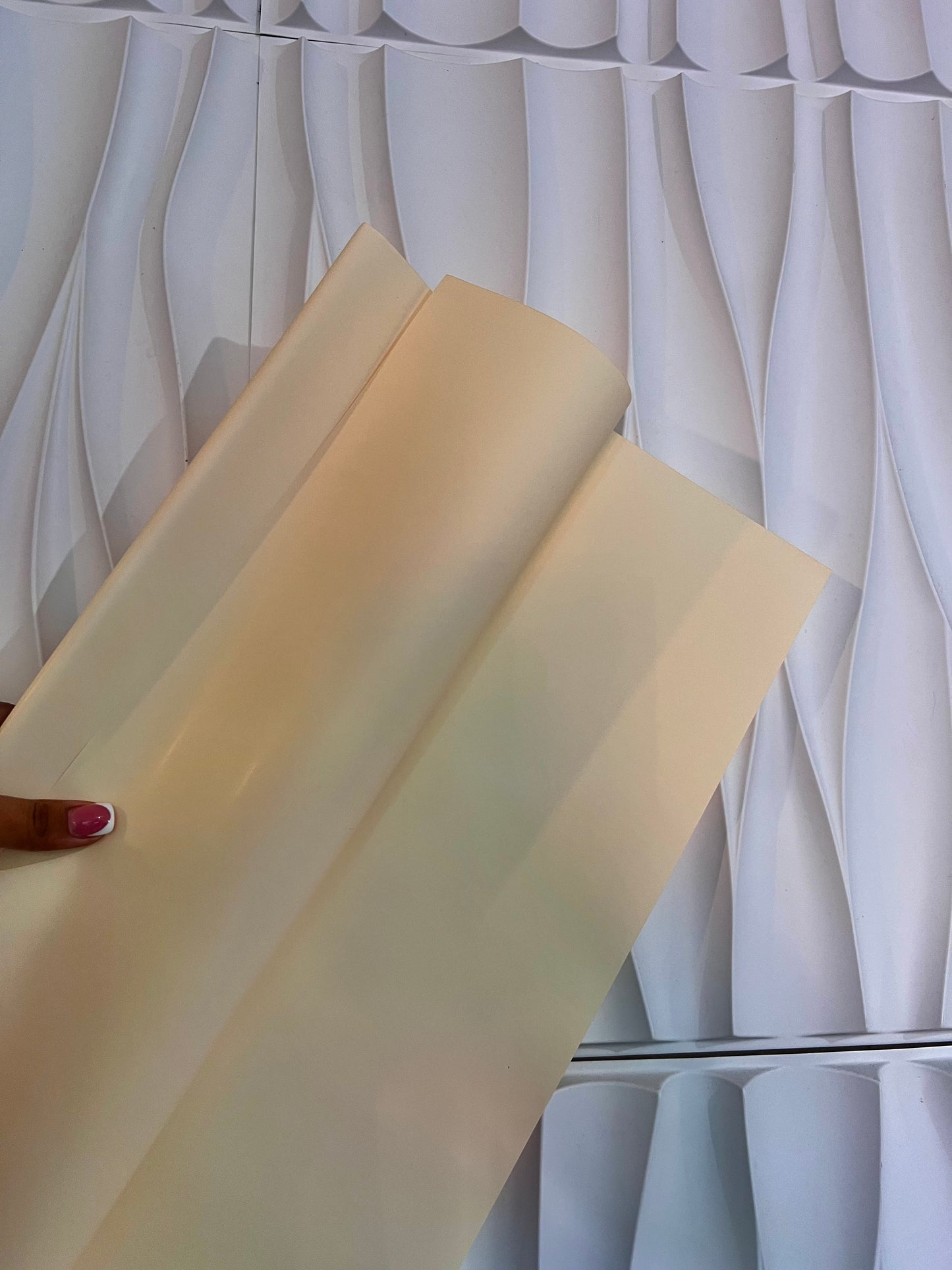Yellow solid paper