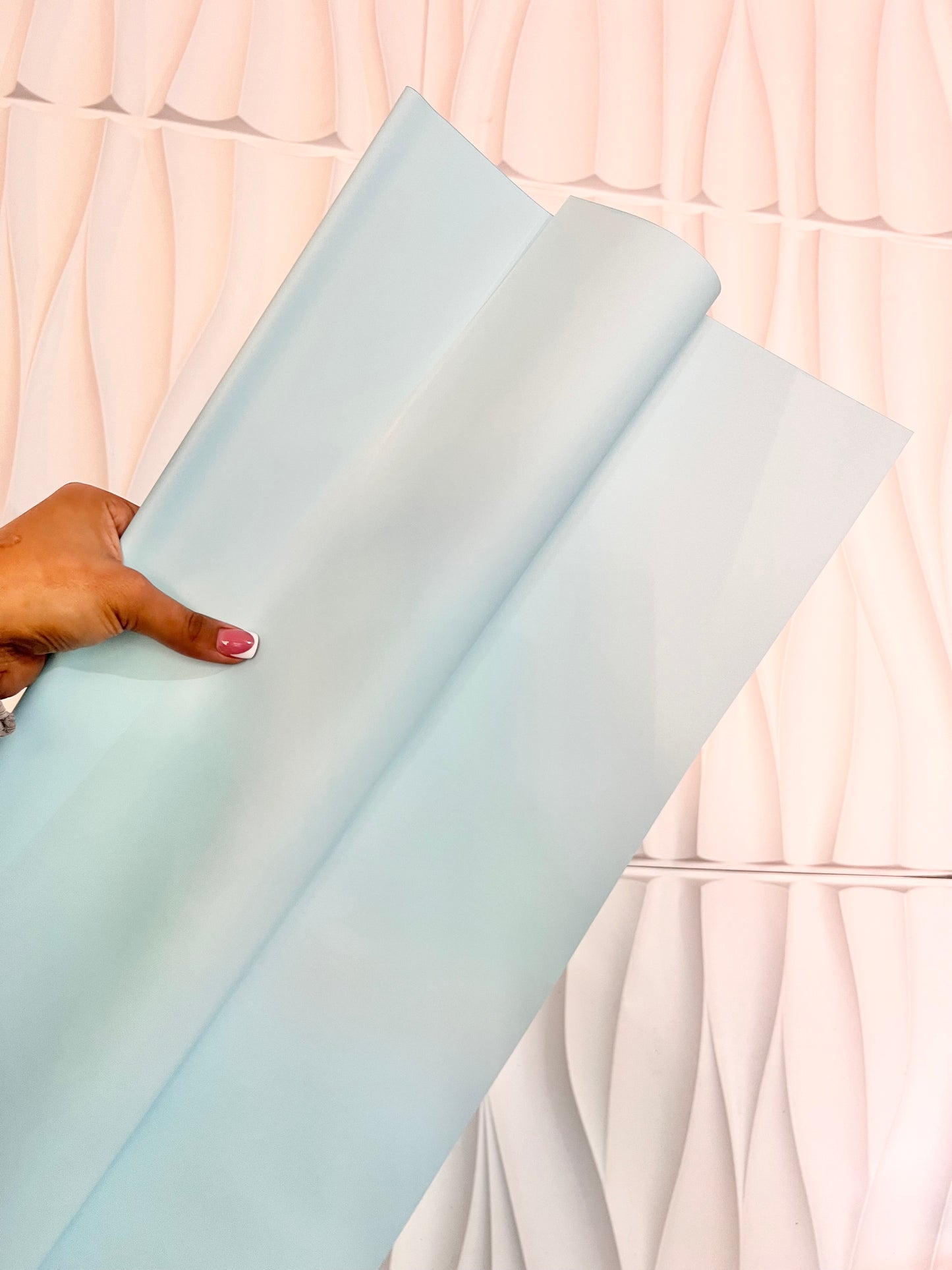 Baby blue solid paper