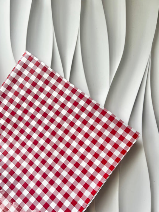 Red Checkered