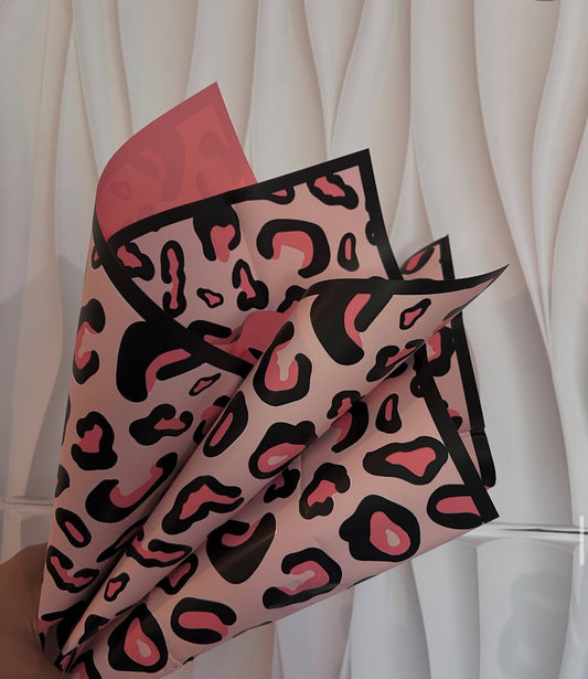 Pink Leopard Paper