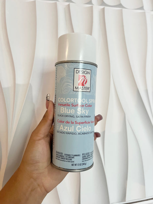 Blue sky floral spray