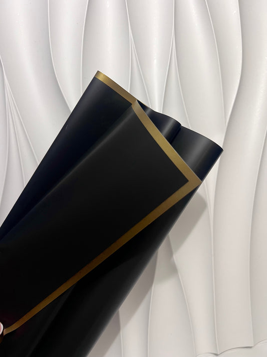 Black w/ Gold Trim