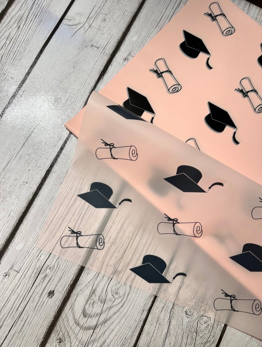 Pink Graduation Paper