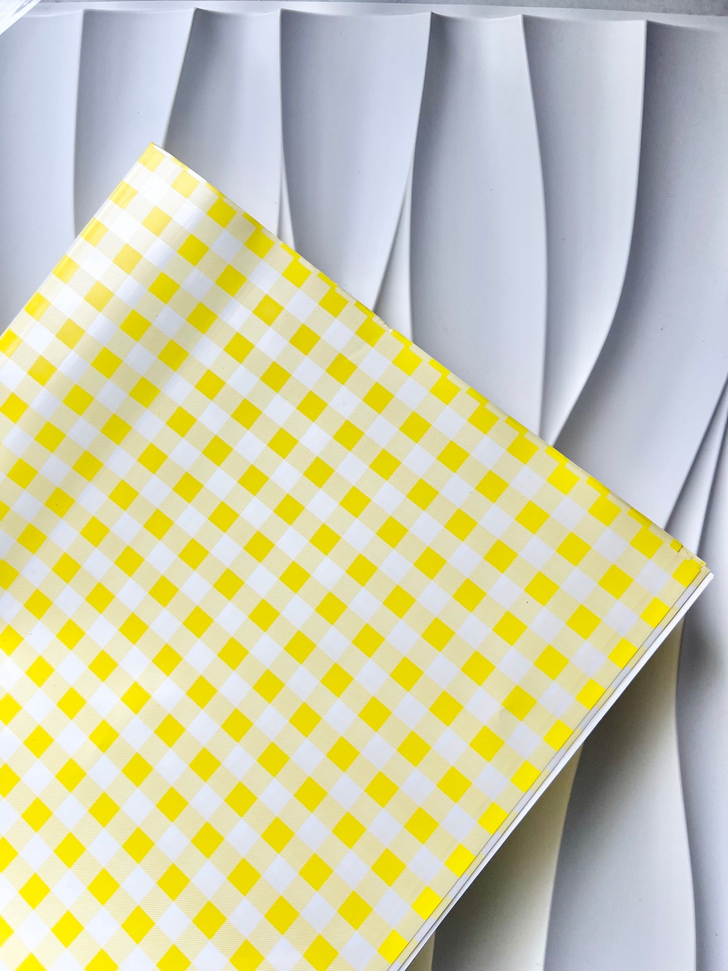 Yellow Checkered