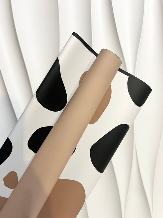Brown Cow Print Paper