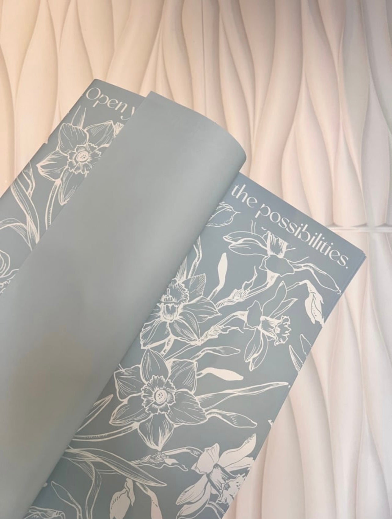 Blue Floral Paper