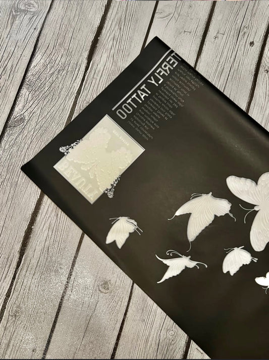 Black Butterfly Paper