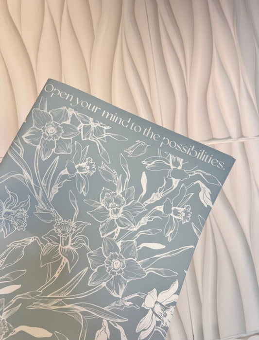 Blue Floral Paper
